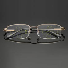 Load image into Gallery viewer, Titanium progressive far and near dual-use reading glasses-IT