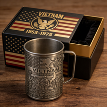 Load image into Gallery viewer, 🎖️- Vietnam Veteran Honor Coffee Mug – 1955-1975 Service Tribute
