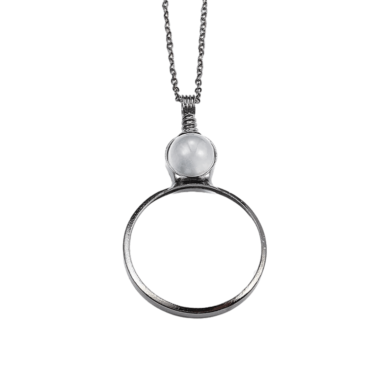 Dotmalls Magnifying Glass Necklace