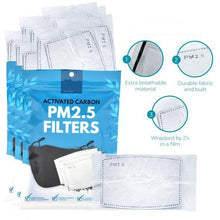 Load image into Gallery viewer, Activated Carbon Filters PM2.5 - 5 layers - 10 pcs
