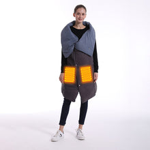 Load image into Gallery viewer, Multifunctional heating blanket winter new heating vest outdoor warm electric shawl
