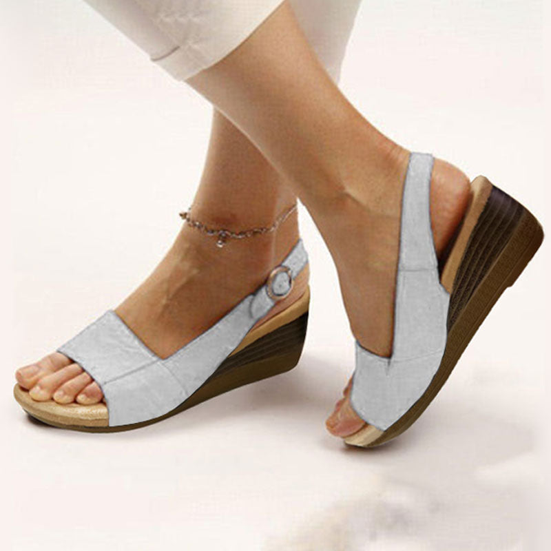 Dotmalls Women's Elegant Low Chunky Heel Comfy Sandals