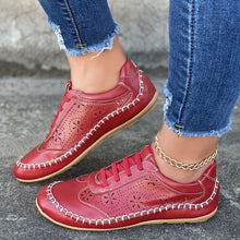 Load image into Gallery viewer, 2022 autumn new round toe hollow flat casual shoes
