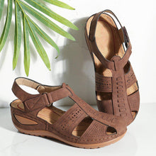 Load image into Gallery viewer, Women&#39;s Sandals Round Toe Wedge Sandals
